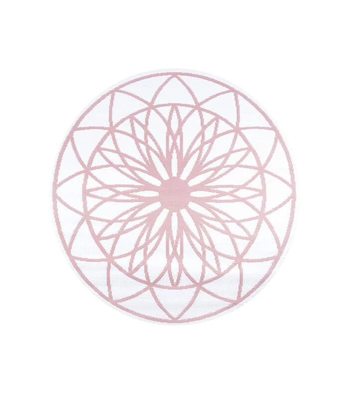 PRESENT TIME Outdoor Tapijt Fairytale - Roze - Rond - Ø150cm 3 PRESENT TIME Outdoor Tapijt Fairytale - Roze - Rond - Ø150cm - Afbeelding 3