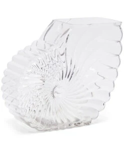 Vaas Glas, Bloemenvaas Schelp - Da Capo Schelp - Transparant