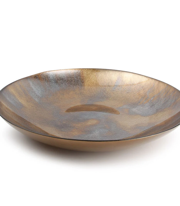 Sierschaal 40xH6,5cm Brons Cosmo 2 Sierschaal 40xH6,5cm Brons Cosmo - Afbeelding 2