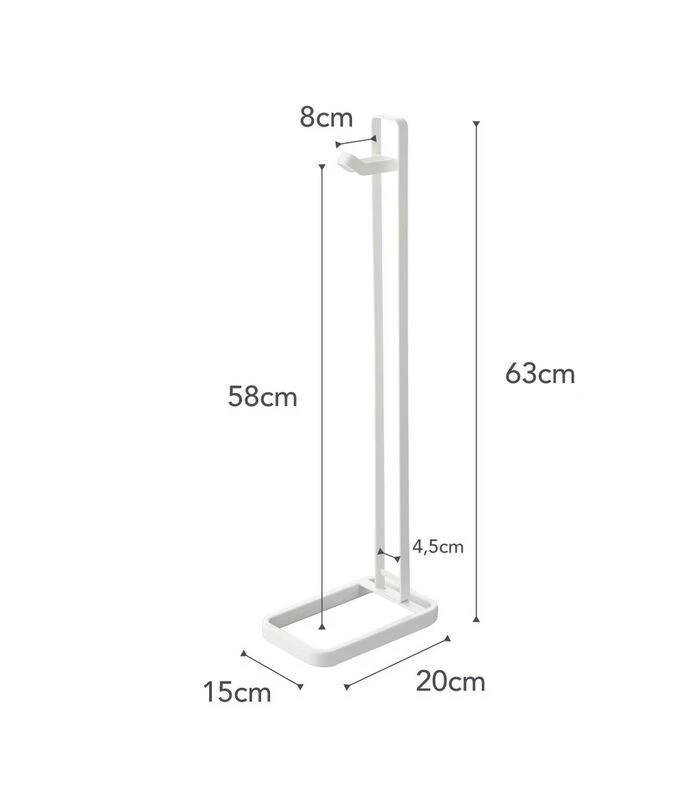 Yamazaki Kids Bike & Helmet Stand - Tower - White 5 Yamazaki Kids Bike & Helmet Stand - Tower - White - Afbeelding 5