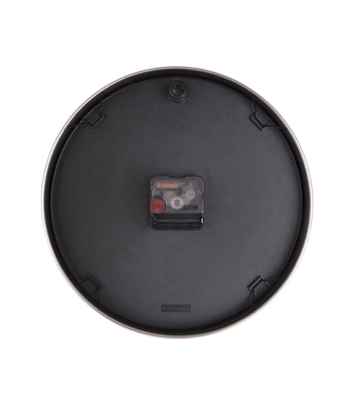 Karlsson Wandklok Minimal - Zwart, Nikkel Behuizing - Ø27,5cm 4 Karlsson Wandklok Minimal - Zwart, Nikkel Behuizing - Ø27,5cm - Afbeelding 4