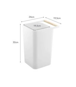 Yamazaki Trash Can - Como - White -Dagelijkse Boodschappen Winkel 54bb479d870042f0beb67fe10d4f27ca