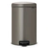 Brabantia NewIcon Prullenbak - 20 L - Platinum
