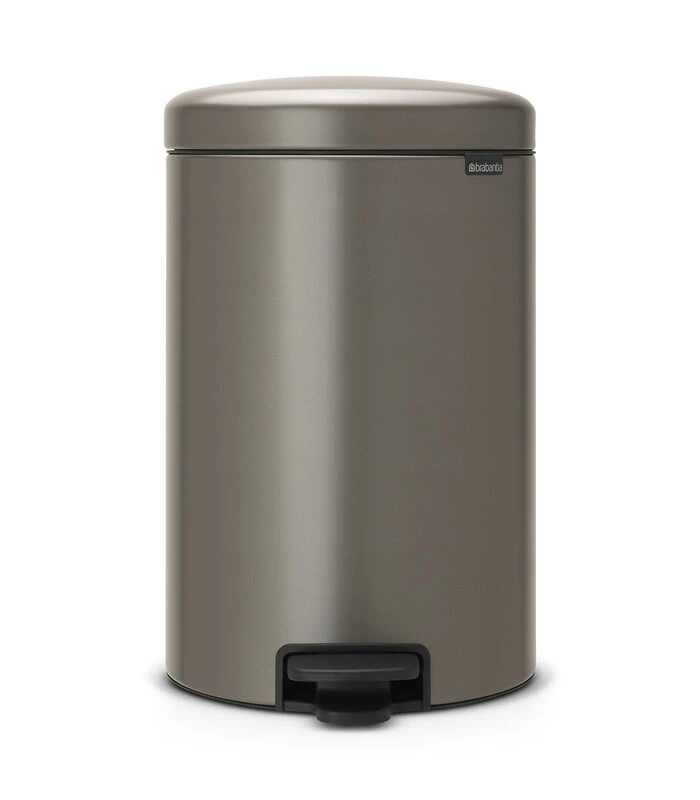 Brabantia NewIcon Prullenbak - 20 L - Platinum 1 Brabantia NewIcon Prullenbak - 20 L - Platinum