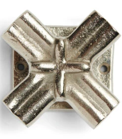 Dubbele Ophanghaak Kruis, Wandhaak - La Vollier - Zilver - 1 Stuk