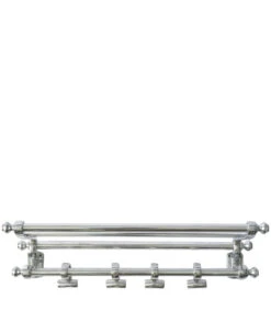 Kapstok - Canadian Rail Road Rack L Wandkapstok - Zilver