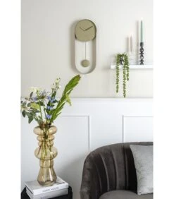 PRESENT TIME Vaas Morgana - Glas Honingbruin - Large - 18x50cm -Dagelijkse Boodschappen Winkel 58cfebe2aab741dbaeb4de901551fa19