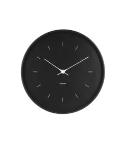 Karlsson Wandklok Butterfly Hands - Zwart - Ø27,5cm