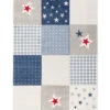 Vloerkleed Kinderen Maui Kids Plaid Sterren