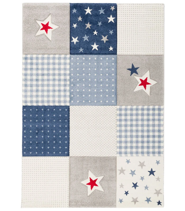 Vloerkleed Kinderen Maui Kids Plaid Sterren 1 Vloerkleed Kinderen Maui Kids Plaid Sterren