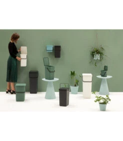 Brabantia Sort & Go Afvalemmer, 40 Liter - Grey -Dagelijkse Boodschappen Winkel 5c0412e1c5ac41ea857735e58e1b4f8a