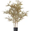 WOOOD Bamboe Kunstplant - Bamboe/Polyester - Natural - 120x74x74