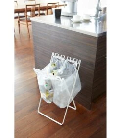Yamazaki Garbage Bag & Grocery Bag Holder - Tower - White -Dagelijkse Boodschappen Winkel 60571fb060fd48648562f6218869df00
