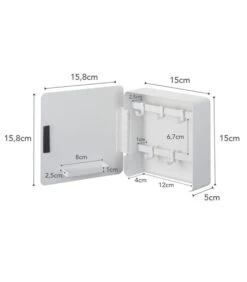 Yamazaki Magnetic Key Box - Tower - White 7 Yamazaki Magnetic Key Box - Tower - White -Dagelijkse Boodschappen Winkel 60b3b05918e642f48444099dd47cd398