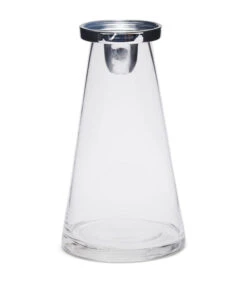 Kaarshouder Glas, Vulbare Kandelaar - Solène - Transparant - Maat L