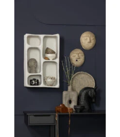 BePureHome Mycene Wanddeco - Paper Mache - Bruin - Set V 2 -Dagelijkse Boodschappen Winkel 61081a2f2026435682643980b062920e