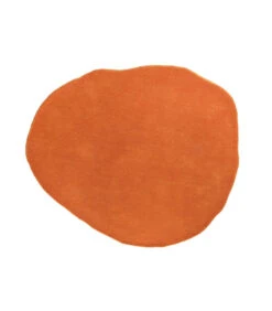 Leitmotiv Vloerkleed Organic Round - Oranje - 145x130cm