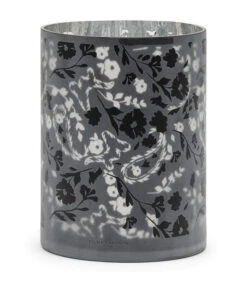 Windlichten Voor Binnen - Flowers Glass Hurricane - Lantaarn - 24cm X 18cm