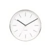 Karlsson Wandklok Minimal - Wit, Shiny Goud Behuizing - Ø27,5cm