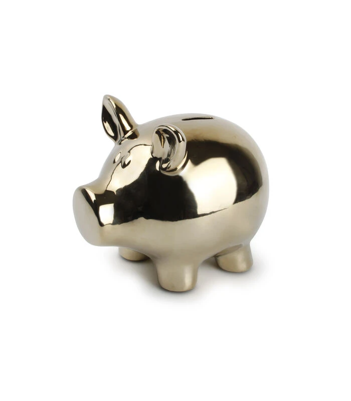 Spaarpot Gold Oink 1 Spaarpot Gold Oink