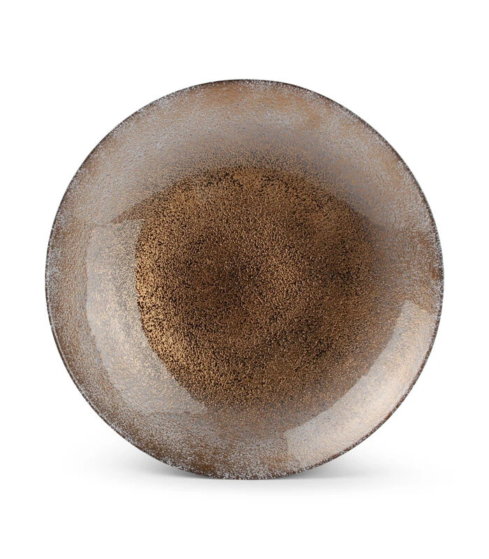 Sierschaal 33xH6cm Glas Sunset Cosmo 3 Sierschaal 33xH6cm Glas Sunset Cosmo - Afbeelding 3