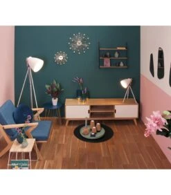 PRESENT TIME Wandrek Zig Zag - Zwart Met Houten Planken - 60x60x11cm 8 PRESENT TIME Wandrek Zig Zag - Zwart Met Houten Planken - 60x60x11cm -Dagelijkse Boodschappen Winkel 6410f39ad5184026a7ca27ad2d460a2c