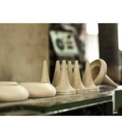 TOUPIE - Tafelklok Van Hout En Beton Met Blauwe Wijzers -Dagelijkse Boodschappen Winkel 649151476a6e46dd85a919c5e7f9b0da