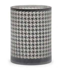 Windlichten Voor Binnen - Pied-de-Poule Hurricane - Lantaarn - 24cm X 18cm