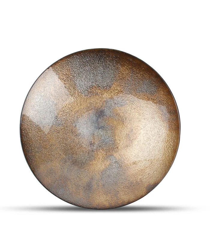 Sierschaal 33xH6cm Brons Cosmo 3 Sierschaal 33xH6cm Brons Cosmo - Afbeelding 3