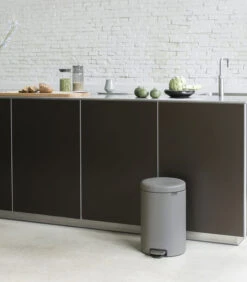 Brabantia NewIcon Prullenbak - 20 L - Mineral Concrete Grey -Dagelijkse Boodschappen Winkel 6602f21091eb47ef8aea64a30c190020