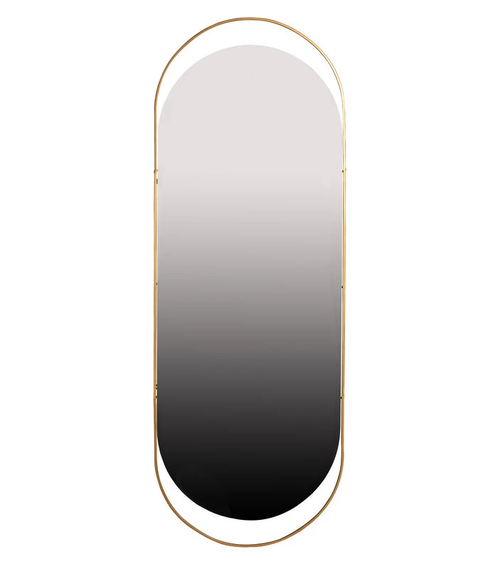 WOOOD Sanou Passpiegel Ovaal XL - Ijzer - Antique Brass - 168x60x1 1 WOOOD Sanou Passpiegel Ovaal XL - Ijzer - Antique Brass - 168x60x1