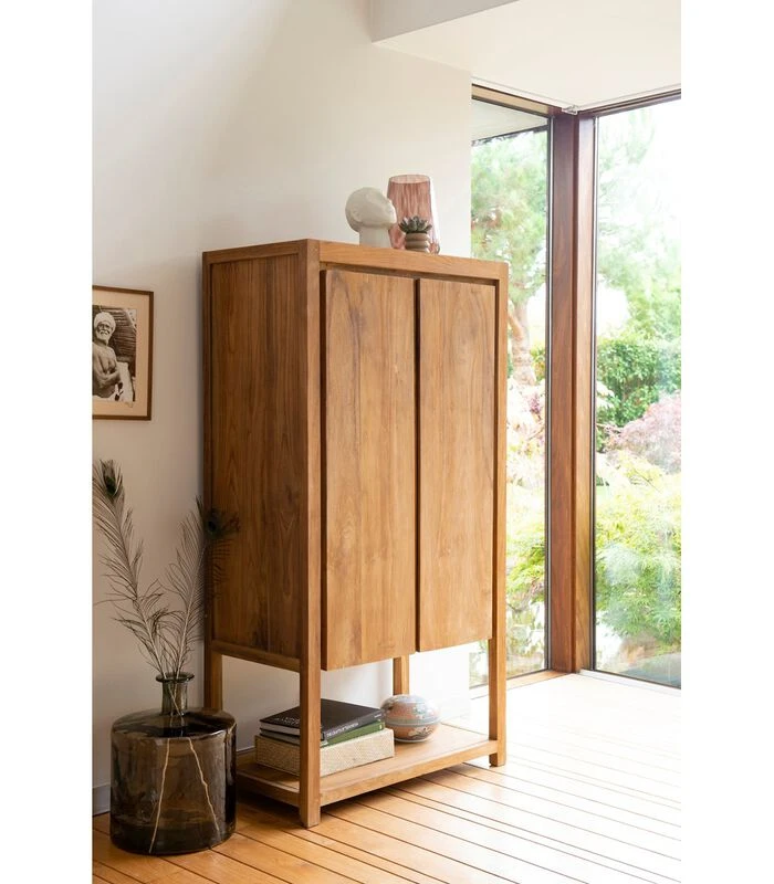 DRIFT Teruggewonnen Teakhouten Kast 3 DRIFT Teruggewonnen Teakhouten Kast - Afbeelding 3