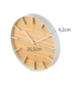 Yamazaki Wall Clock - Rin - Beige -Dagelijkse Boodschappen Winkel 689bddd7f4ce44088e56001abe5be576