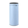 Brabantia Touch Bin New Afvalemmer, 30 Liter, Dreamy Blue