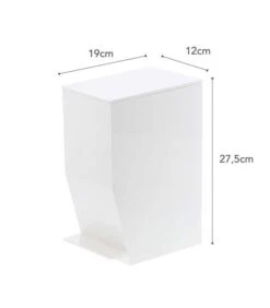 Yamazaki Sanitary Pedal Bin - Tower - White -Dagelijkse Boodschappen Winkel 69e70bd683114901909e8c39b652bc37