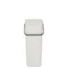 Brabantia Sort & Go Afvalemmer, 40 Liter - Light Grey