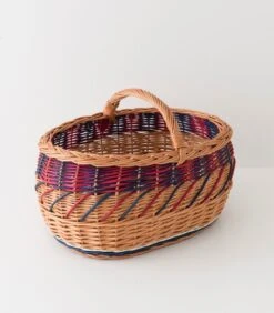 Dagelijkse Boodschappen Winkel 23 Rieten Boodschappenmand, Patroon