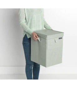Brabantia Wasbox Stapelbaar, 35 Liter - Green -Dagelijkse Boodschappen Winkel 6c17fb64a56d4174bb2da984a39024f2