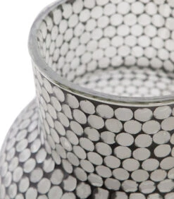 Exclusive Ace Vaas Mozaiek - Glas - Zwart - 45x30x30 -Dagelijkse Boodschappen Winkel 6c18b7a39c6344f984c75371f4327005