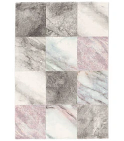 Vloerkleed Designer Maui Pastel Marmer Optiek