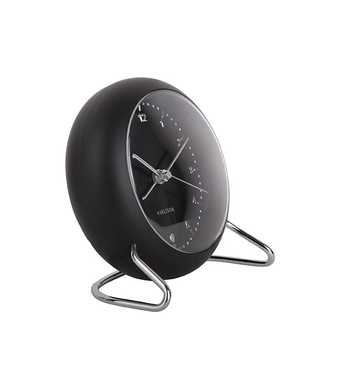Karlsson Wekker Val ABS - Zwart - 11x11x9cm 3 Karlsson Wekker Val ABS - Zwart - 11x11x9cm - Afbeelding 3