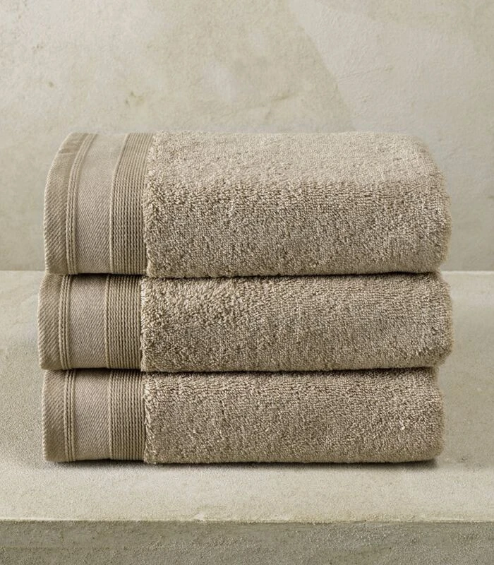 Handdoek Contessa Taupe 2 Handdoek Contessa Taupe - Afbeelding 2