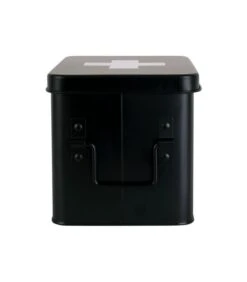 PRESENT TIME Medicijnkist - Medium - Metaal Mat Zwart - 21,5x15,5x16cm 7 PRESENT TIME Medicijnkist - Medium - Metaal Mat Zwart - 21,5x15,5x16cm -Dagelijkse Boodschappen Winkel 6fd1feaf8fd54195b55ef54cbc264e17