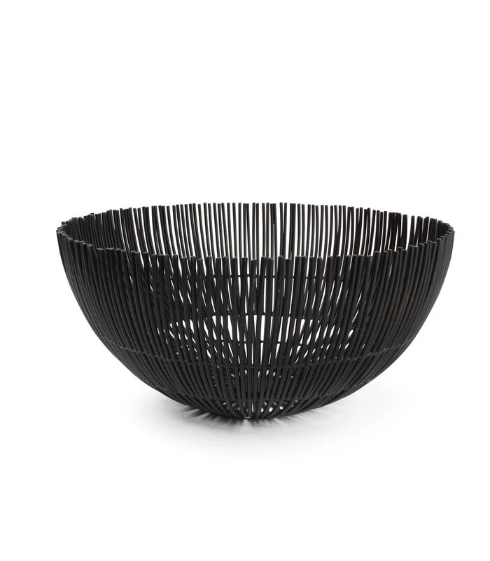 Draadmand 25xH12cm Zwart Iris 1 Draadmand 25xH12cm Zwart Iris