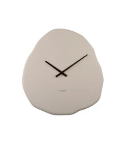 Karlsson Wandklok Organic Round - Warm Grijs - 35x2x38cm