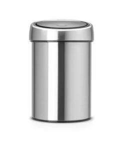 Brabantia Touch Bin Afvalemmer, 3 Liter - Matt Steel