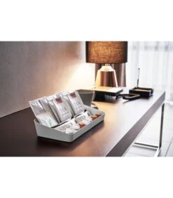 Yamazaki Amenity Tray L Wide - Tower - White -Dagelijkse Boodschappen Winkel 73aa2e617a5049e7932e500204170df4
