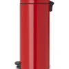 Brabantia NewIcon Prullenbak - 30 L - Passion Red