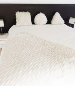 Plaid In Wit Imitatiebont