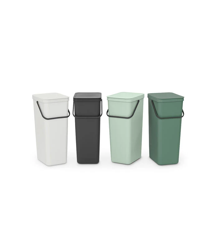 Brabantia Sort & Go Afvalemmer, 40 Liter - Jade Green 4 Brabantia Sort & Go Afvalemmer, 40 Liter - Jade Green - Afbeelding 4